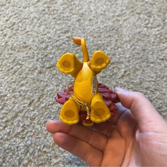 Disney Simba W/ Mane Leaves Christmas Ornament Grolier Lion King Tree 1995 - Picture 6 of 6